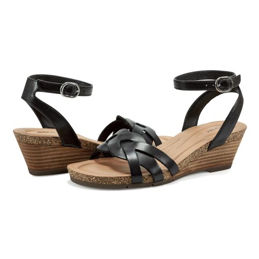 Herly Woven Strappy Stacked Heel Dress Sandals - Image 8