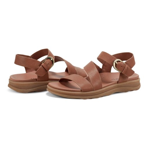 Lainey Casual Strappy Round Toe Flat Sandals - Image 8