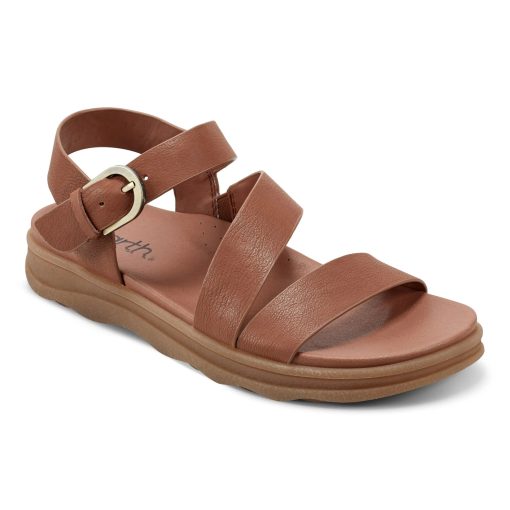 Lainey Casual Strappy Round Toe Flat Sandals - Image 2