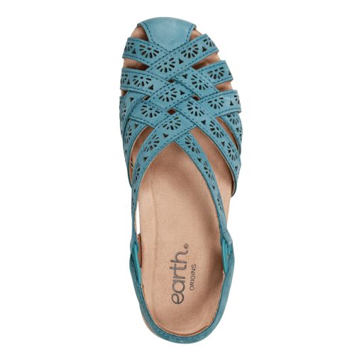 Briel Round Toe Casual Slingback Flat Sandals - Image 4