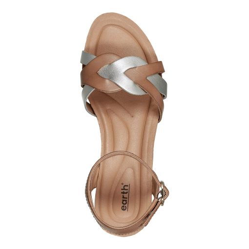 Herly Woven Strappy Stacked Heel Dress Sandals - Image 5