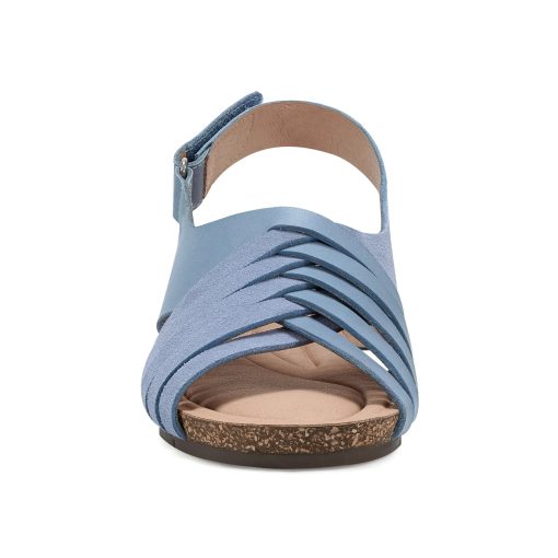 Hartie Round Toe Stacked Heel Dress Sandals - Image 3