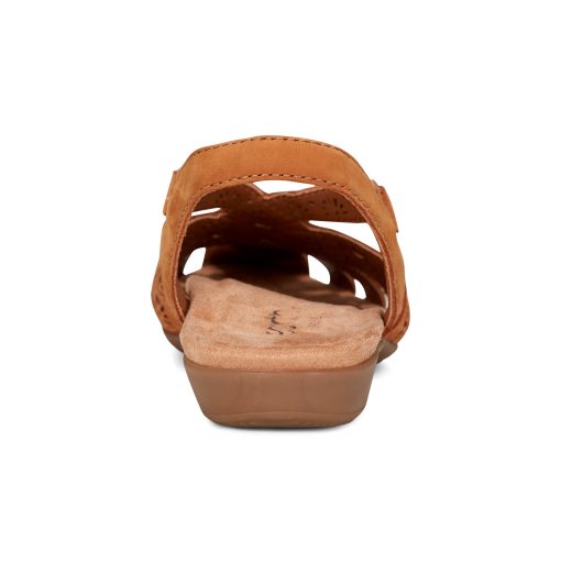 Briel Round Toe Casual Slingback Flat Sandals - Image 4