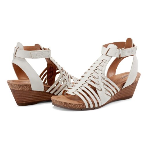 Hattie Round Toe Strappy Wedge Sandals - Image 8