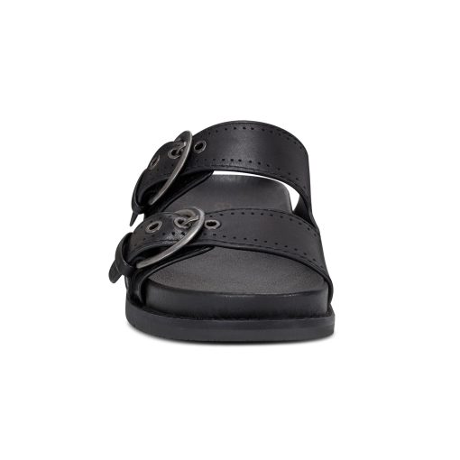 Francii Round Toe Casual Slip-on Flat Sandals - Image 3