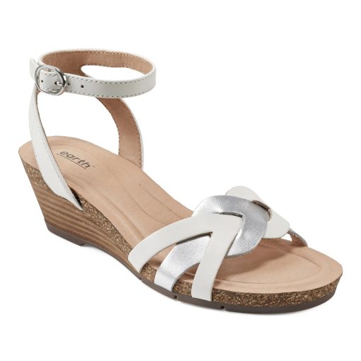 Herly Woven Strappy Stacked Heel Dress Sandals - Image 2