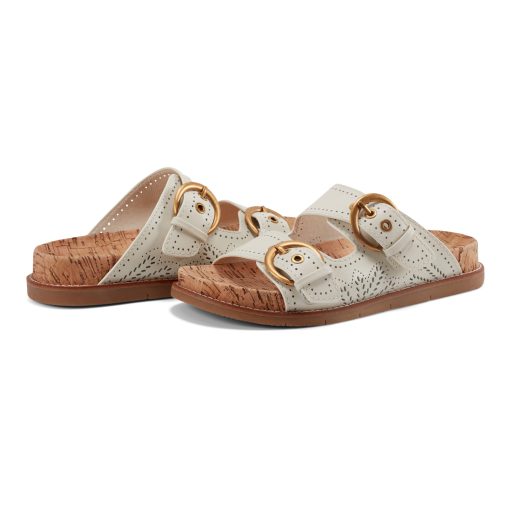 Francii Round Toe Casual Slip-on Flat Sandals - Image 8
