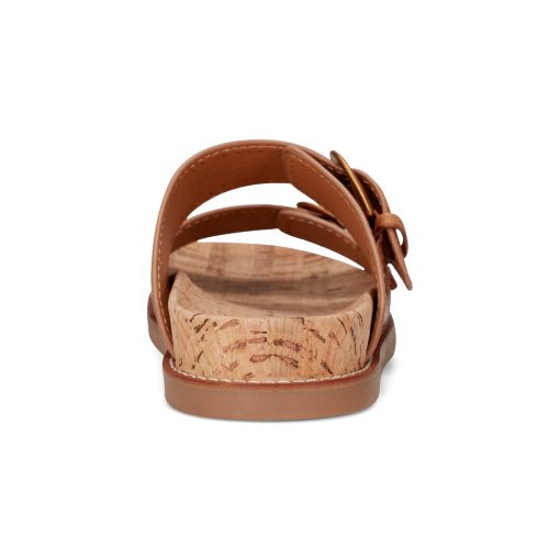 Francii Round Toe Casual Slip-on Flat Sandals - Image 4