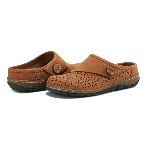 Erinn Round Toe Casual Slip-on Flat Clogs - Image 8