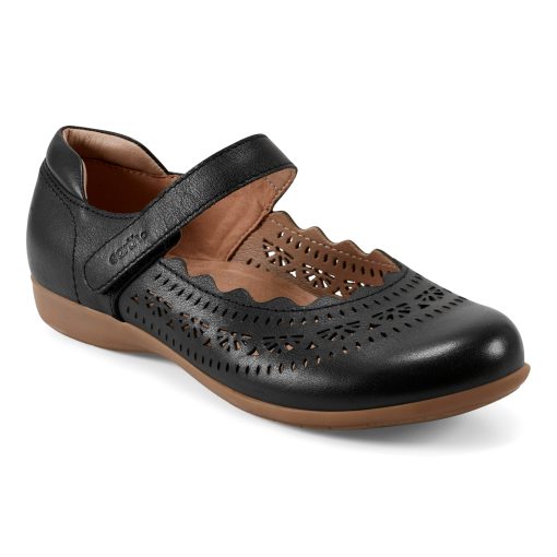 Brady Round Toe Adjustable Strap Casual Flats - Image 2