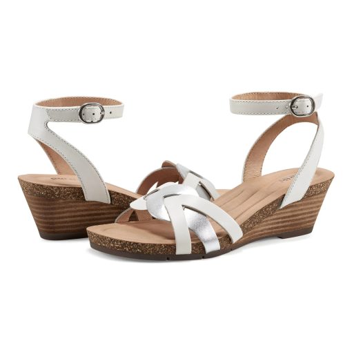 Herly Woven Strappy Stacked Heel Dress Sandals - Image 8