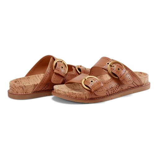 Francii Round Toe Casual Slip-on Flat Sandals - Image 8