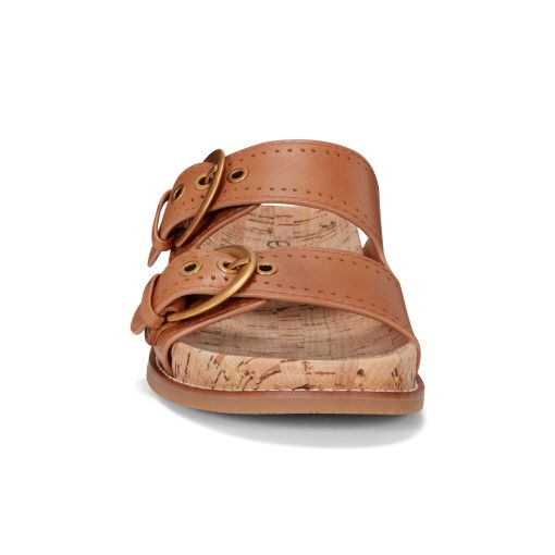 Francii Round Toe Casual Slip-on Flat Sandals - Image 3