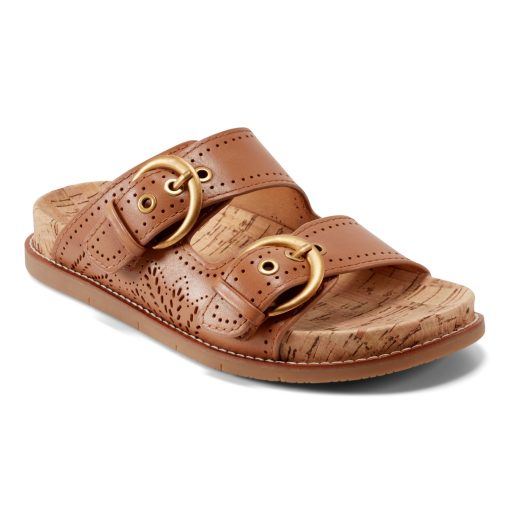 Francii Round Toe Casual Slip-on Flat Sandals - Image 2