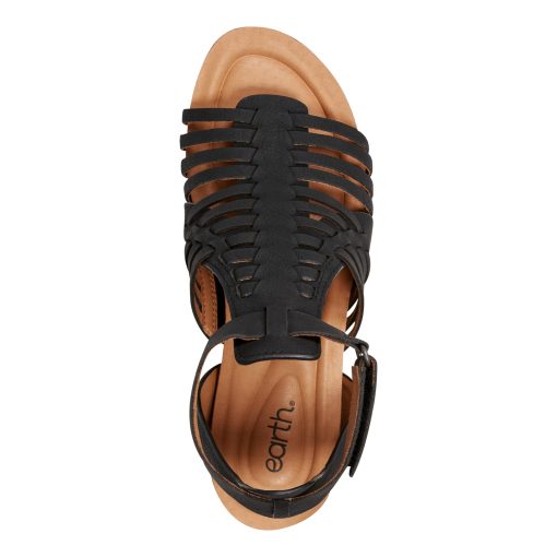 Hattie Round Toe Strappy Wedge Sandals - Image 5