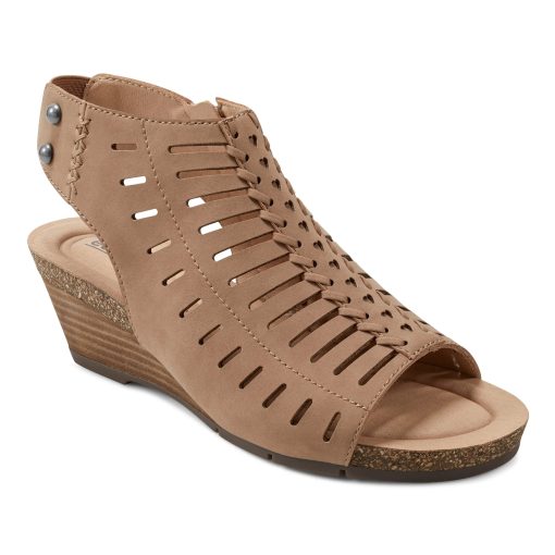 Hana Round Toe Laser Cut Dress Sandals - Image 2