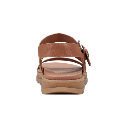 Lainey Casual Strappy Round Toe Flat Sandals - Image 4