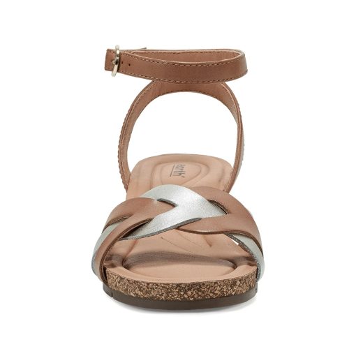 Herly Woven Strappy Stacked Heel Dress Sandals - Image 3