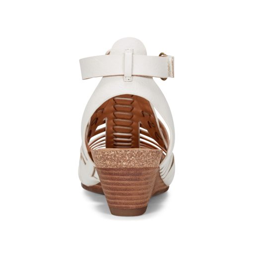 Hattie Round Toe Strappy Wedge Sandals - Image 4