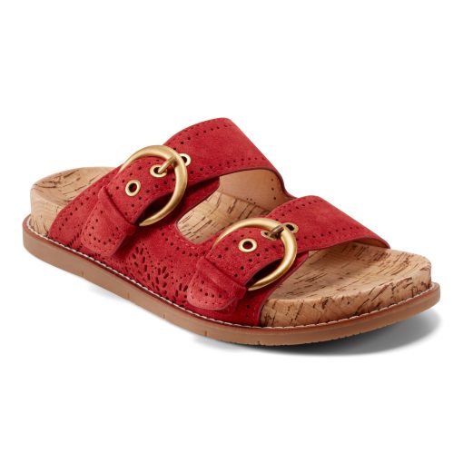 Francii Round Toe Casual Slip-on Flat Sandals - Image 2