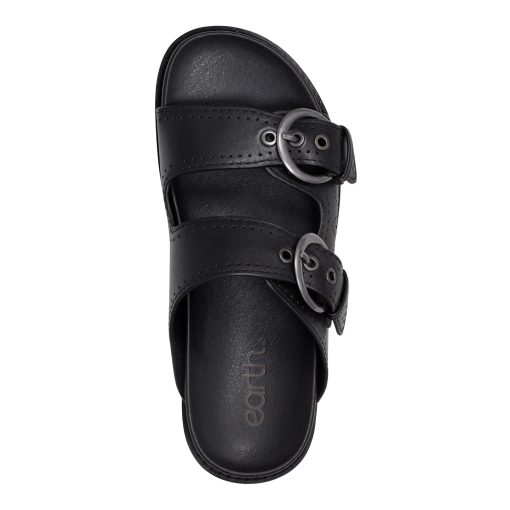 Francii Round Toe Casual Slip-on Flat Sandals - Image 5