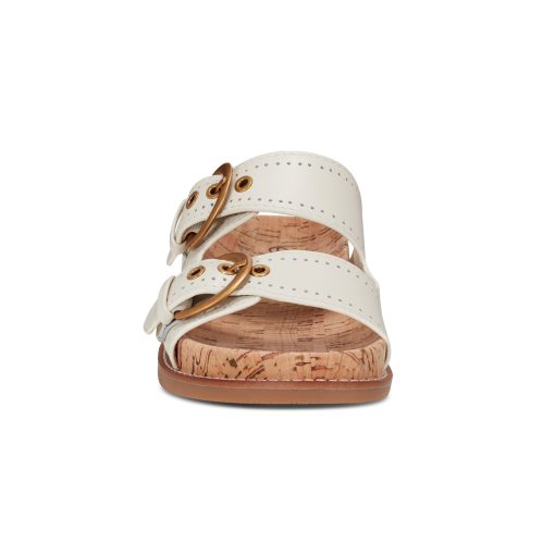 Francii Round Toe Casual Slip-on Flat Sandals - Image 3