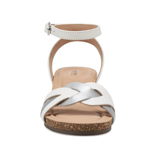 Herly Woven Strappy Stacked Heel Dress Sandals - Image 3